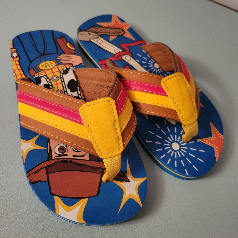 Toddler Toy Story Flip Flops
